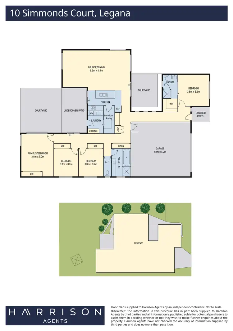 Floorplan of Homely house listing, 10 Simmonds Court, Legana TAS 7277