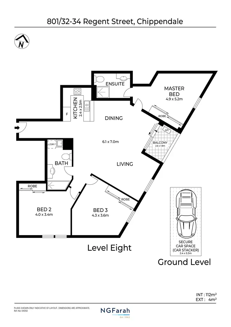 Floorplan of Homely apartment listing, 801/32-34 Regent Street, Chippendale NSW 2008