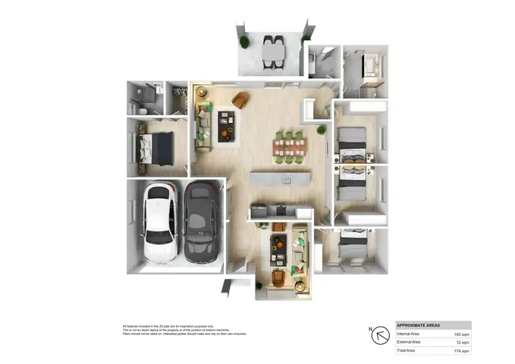 Floorplan of Homely house listing, 5 Bercini Place, Cessnock NSW 2325
