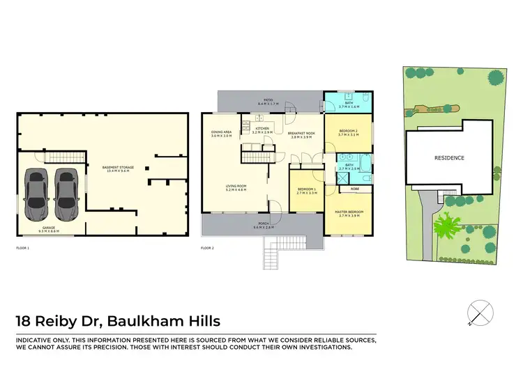 Floorplan of Homely house listing, 18 Reiby Drive, Baulkham Hills NSW 2153