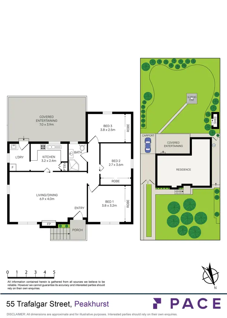 Floorplan of Homely house listing, 55 Trafalgar Street, Peakhurst NSW 2210