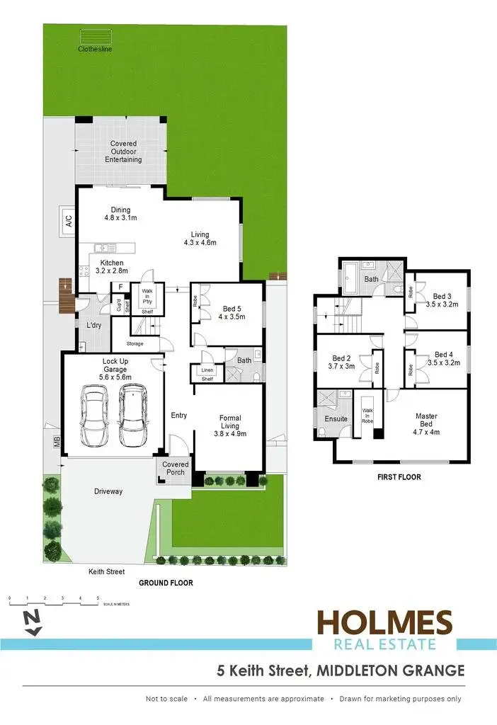 Floorplan of Homely house listing, 5 Keith Street, Middleton Grange NSW 2171
