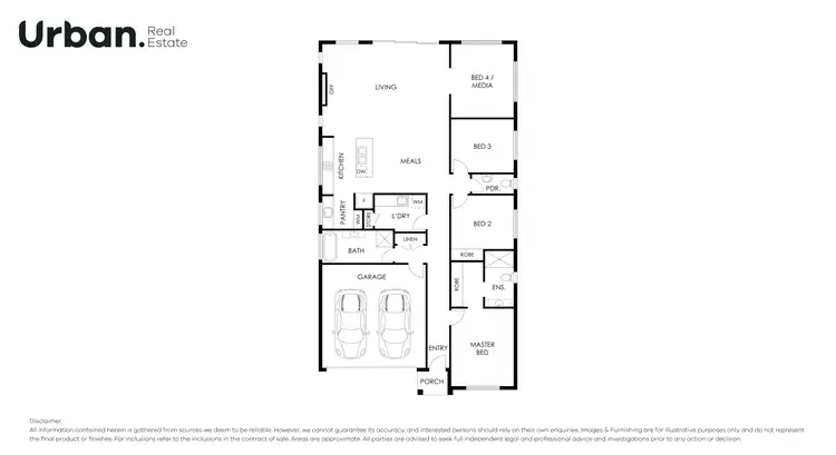 Floorplan of Homely house listing, 65 Sandalwood Crescent, Colebee NSW 2761