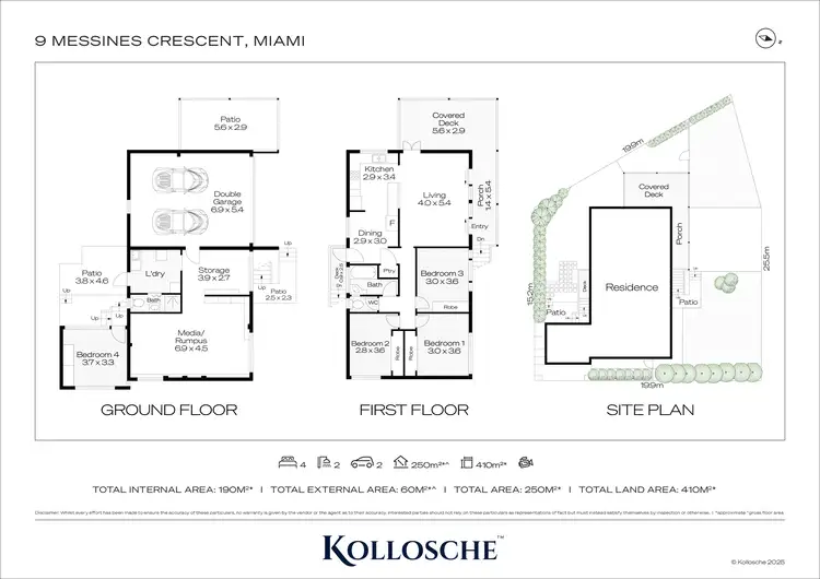 Floorplan of Homely house listing, 9 Messines Crescent, Miami QLD 4220