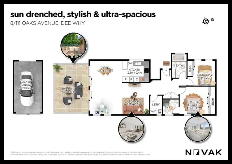 Floorplan of Homely apartment listing, 8/111 Oaks Avenue, Dee Why NSW 2099