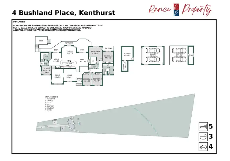 Floorplan of Homely rural property listing, 4 Bushland Place, Kenthurst NSW 2156