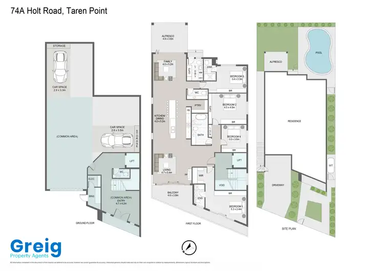 Floorplan of Homely apartment listing, 74A Holt Road, Taren Point NSW 2229