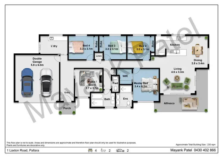 Floorplan of Homely house listing, 1 Laxton Road, Pallara QLD 4110