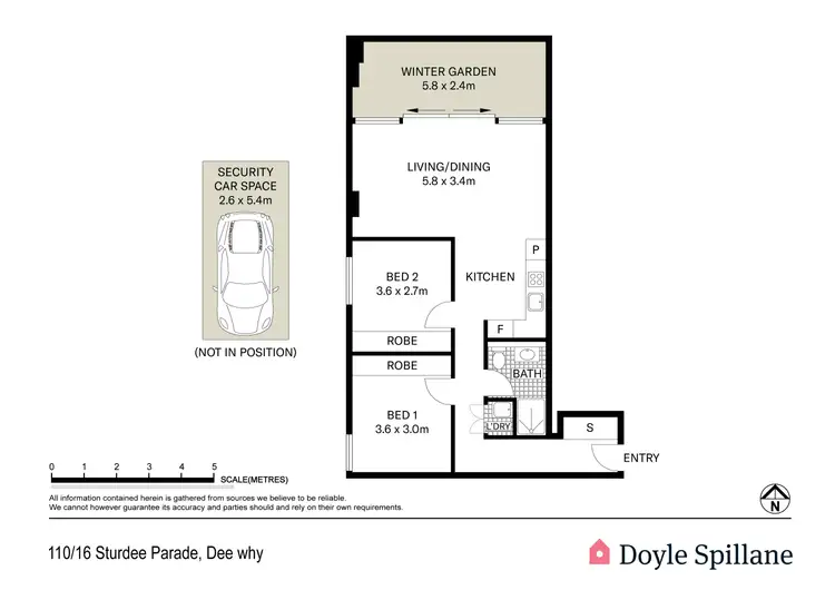 Floorplan of Homely apartment listing, 110/16-22 Sturdee Parade, Dee Why NSW 2099