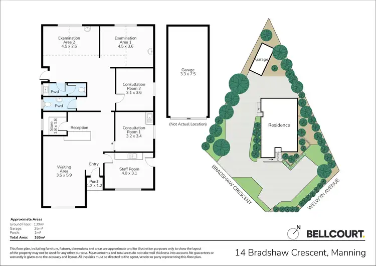 Floorplan of Homely house listing, 14 Bradshaw Crescent, Manning WA 6152