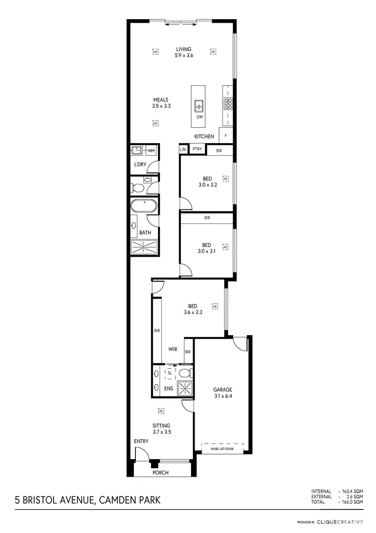 Floorplan of Homely house listing, 5A Bristol Avenue, Camden Park SA 5038