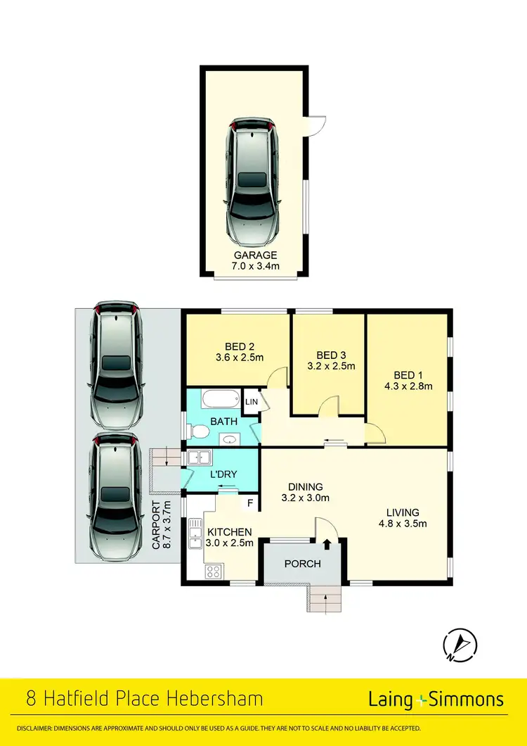 Floorplan of Homely house listing, 8 Hatfield Place, Hebersham NSW 2770