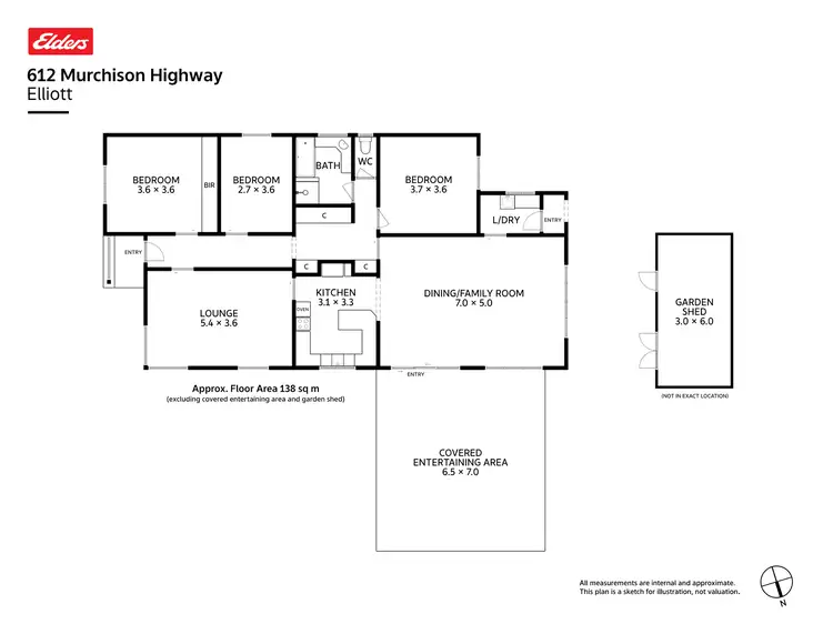 Floorplan of Homely house listing, 612 Murchison Highway, Elliott TAS 7325