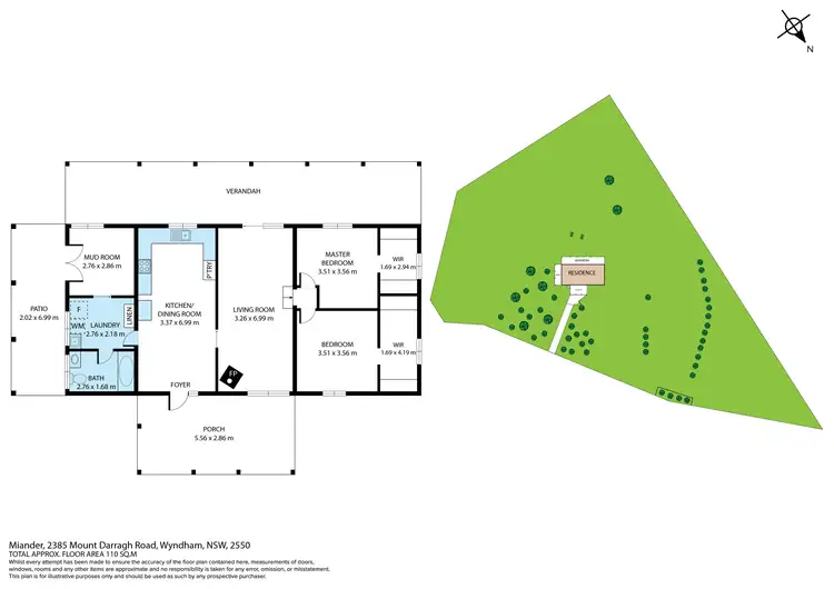 Floorplan of Homely house listing, 2385 Mount Darragh Road, Wyndham NSW 2550