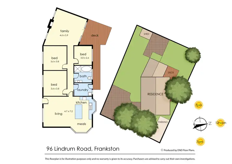 Floorplan of Homely house listing, 96 Lindrum Road, Frankston VIC 3199