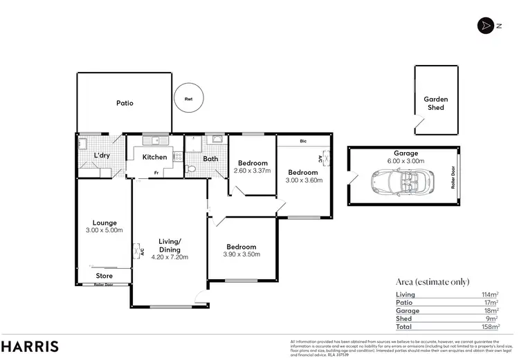 Floorplan of Homely house listing, 1/30 George Main Road, Victor Harbor SA 5211