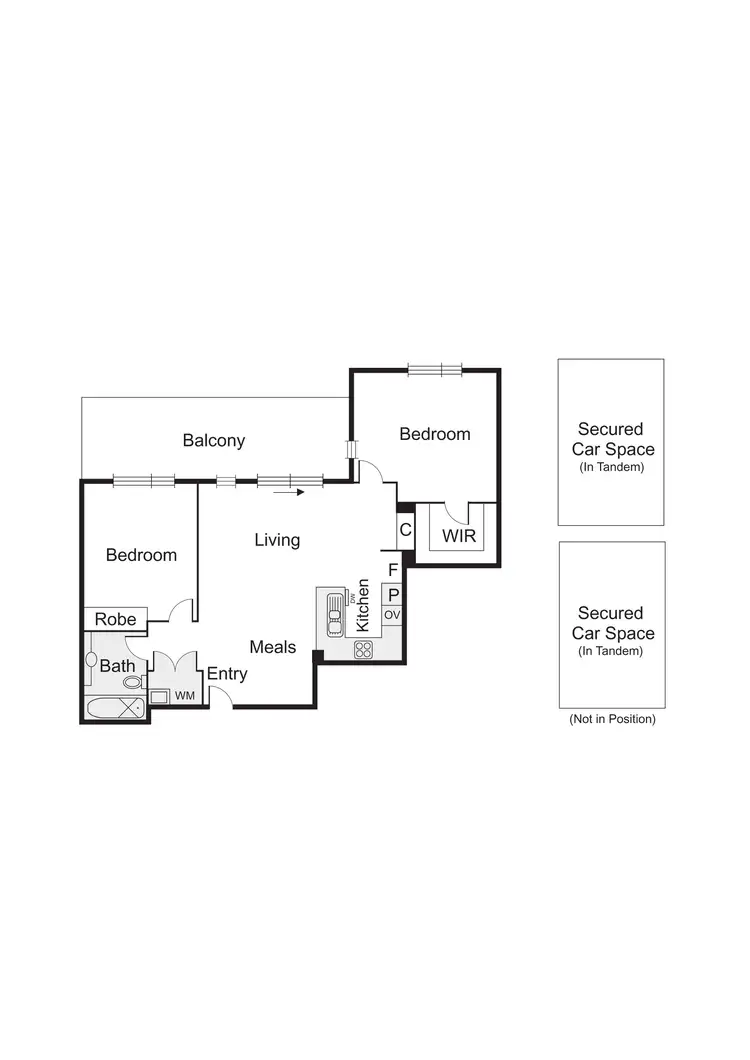 Floorplan of Homely apartment listing, 18/4 Seisman Place, Port Melbourne VIC 3207