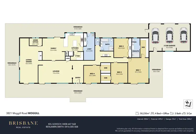 Floorplan of Homely rural property listing, 3821 Moggill Road, Moggill QLD 4070