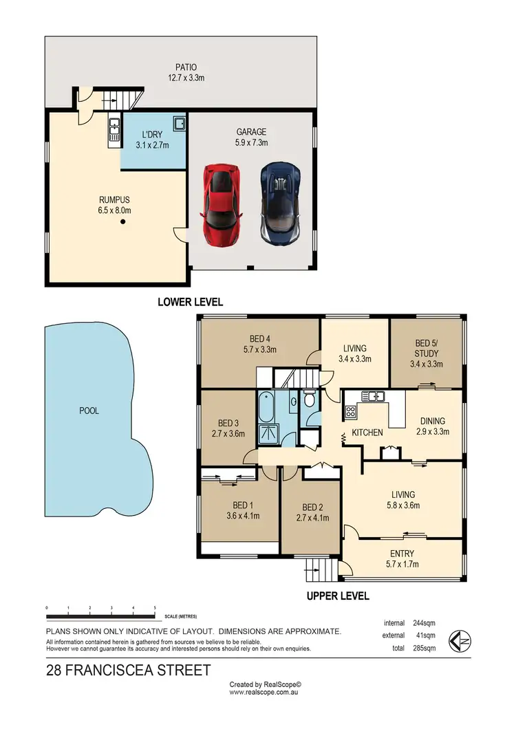 Floorplan of Homely house listing, 28 Franciscea Street, Everton Hills QLD 4053