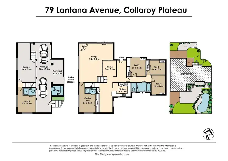 Floorplan of Homely house listing, 79 Lantana Avenue, Wheeler Heights NSW 2097