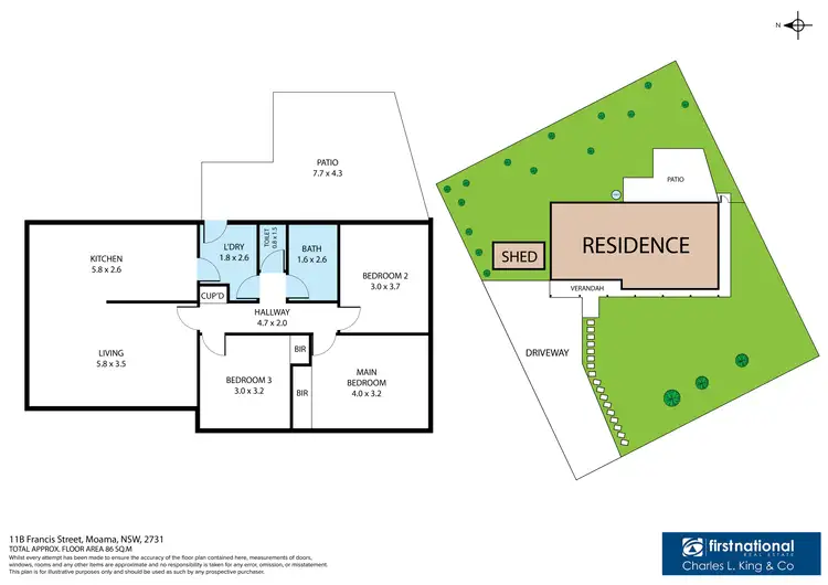 Floorplan of Homely house listing, 11B Francis Street, Moama NSW 2731