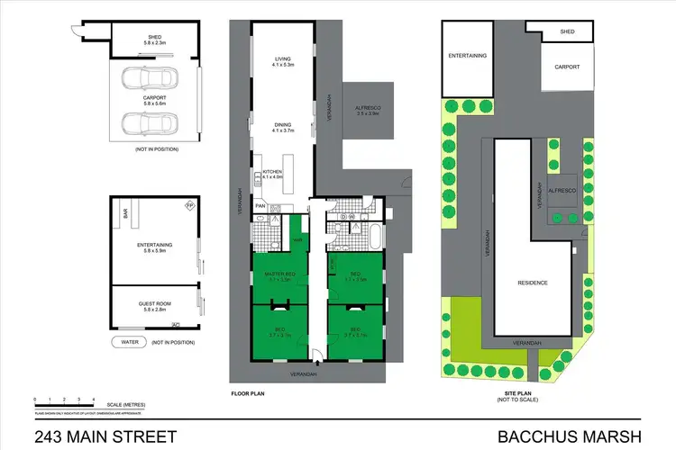 Floorplan of Homely house listing, 243 Main Street, Bacchus Marsh VIC 3340