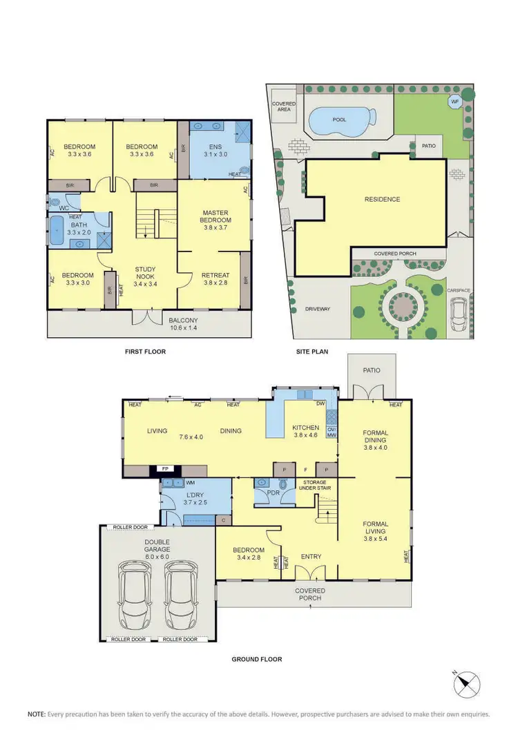 Floorplan of Homely house listing, 44 Burrowye Crescent, Keilor VIC 3036
