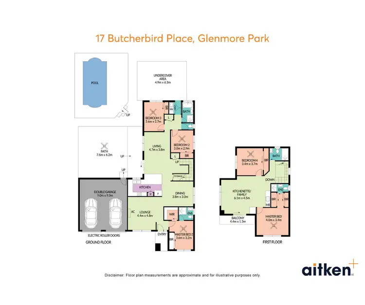 Floorplan of Homely house listing, 17 Butcherbird Place, Glenmore Park NSW 2745