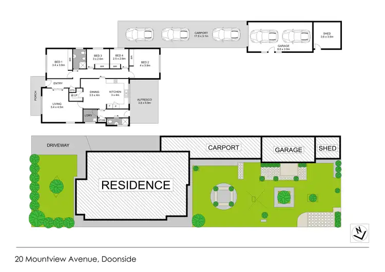 Floorplan of Homely house listing, 20 Mountview Avenue, Doonside NSW 2767