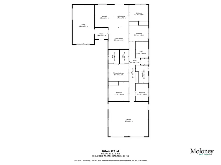 Floorplan of Homely house listing, 6 Acacia Court, Corowa NSW 2646