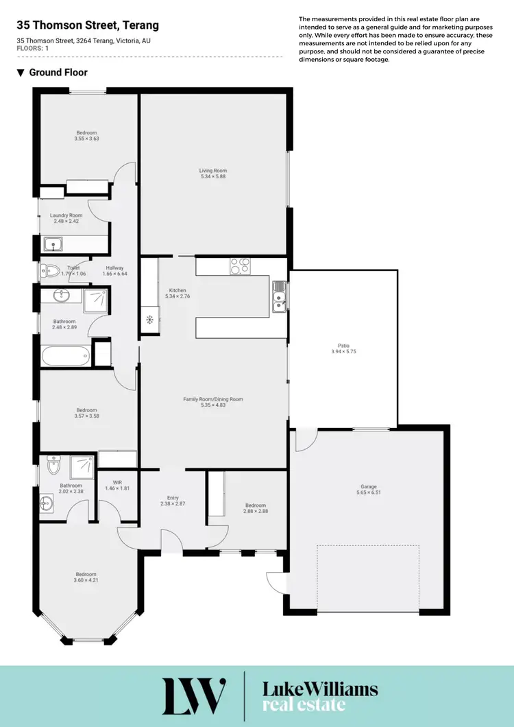 Floorplan of Homely house listing, 35 Thomson Street, Terang VIC 3264