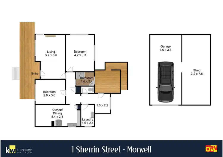 Floorplan of Homely house listing, 1 Sherrin Street, Morwell VIC 3840