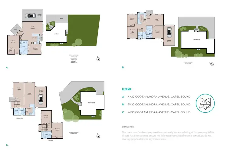 Floorplan of Homely townhouse listing, 4/33 Cootamundra Avenue, Capel Sound VIC 3940