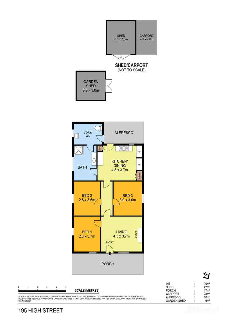 Floorplan of Homely house listing, 195 High Street, Heathcote VIC 3523