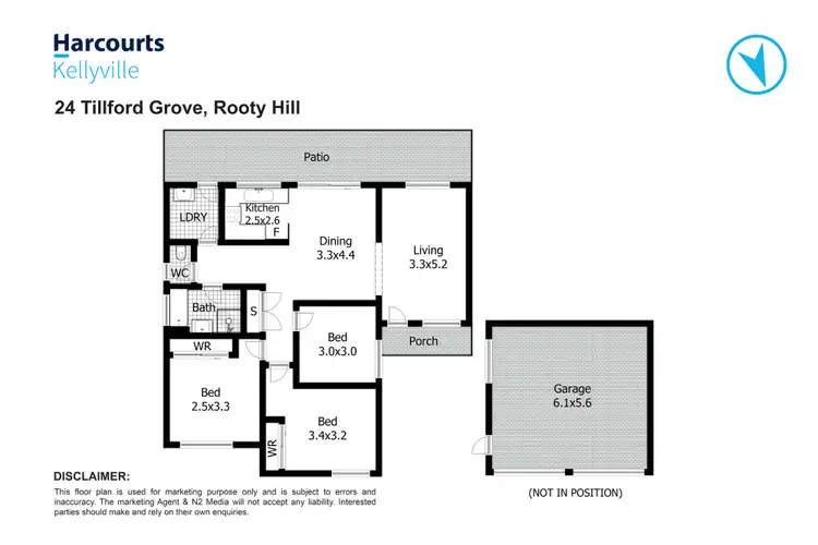 Floorplan of Homely house listing, 24 Tillford Grove, Rooty Hill NSW 2766