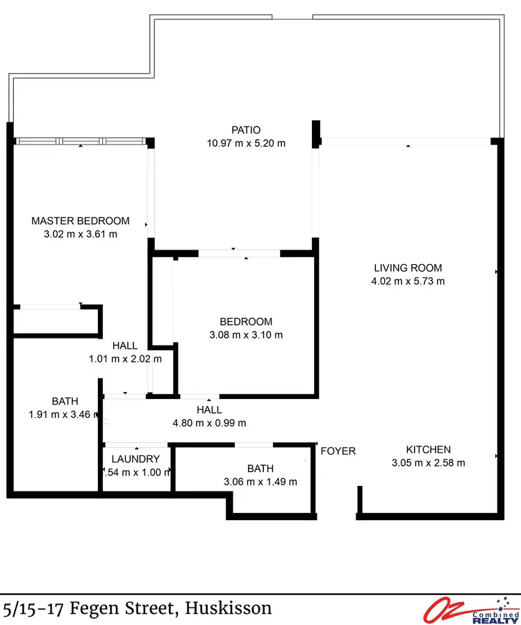 Floorplan of Homely apartment listing, 5/15-17 Fegen Street, Huskisson NSW 2540