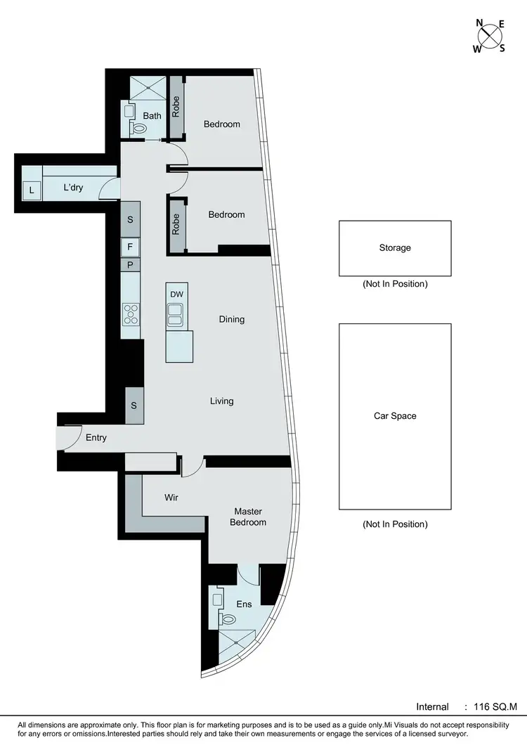 Floorplan of Homely apartment listing, 6903/370 Queen Street, Melbourne VIC 3000