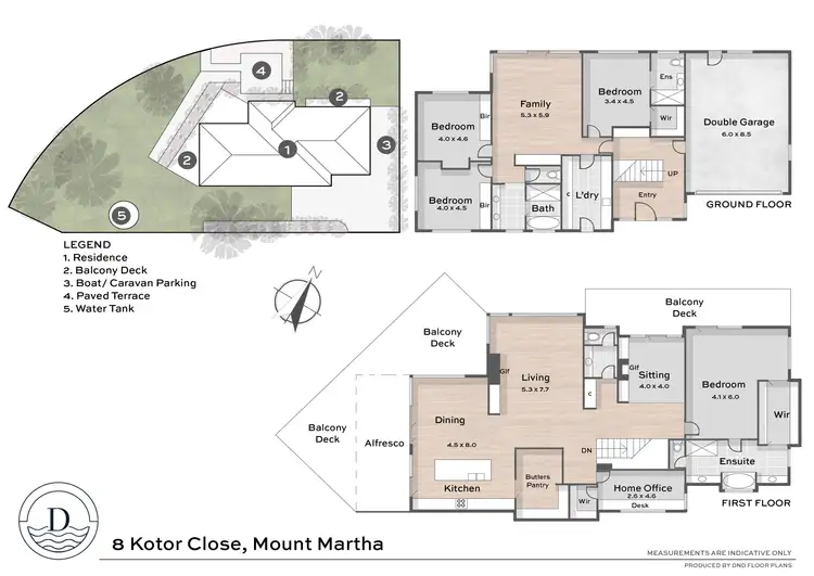 Floorplan of Homely house listing, 8 Kotor Close, Mount Martha VIC 3934