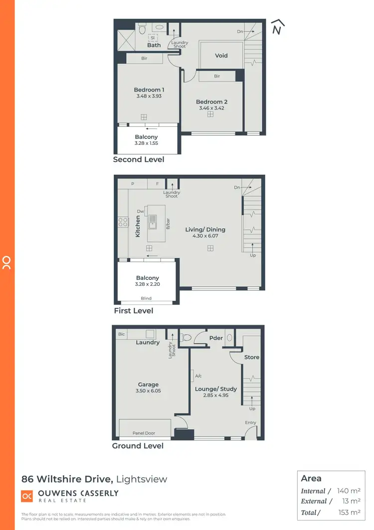 Floorplan of Homely townhouse listing, 86 Wiltshire Drive, Lightsview SA 5085