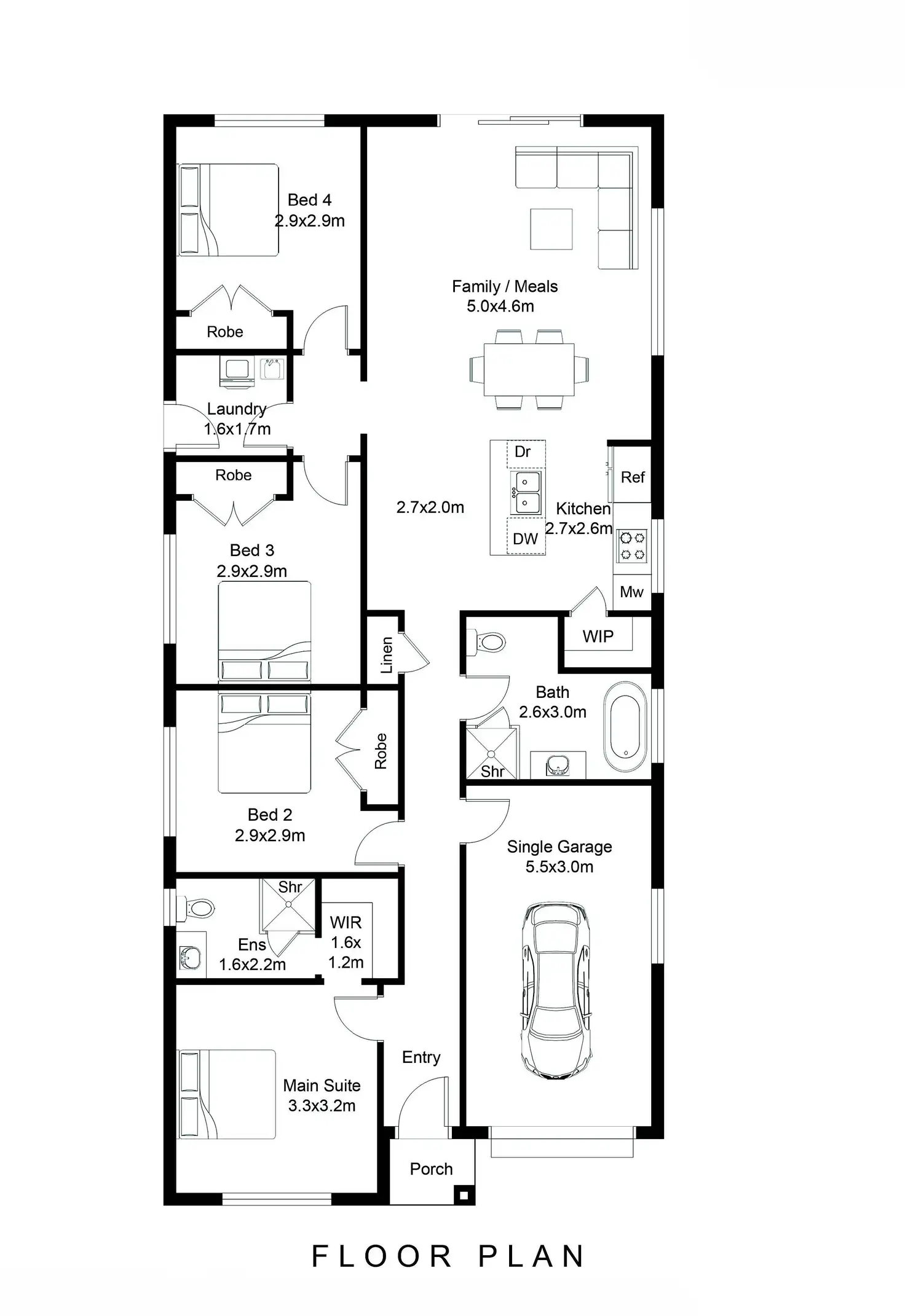 Floorplan of Homely house listing, Address available on request