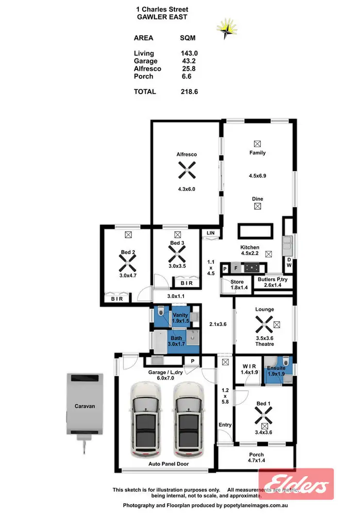 Floorplan of Homely house listing, 1 Charles Street, Gawler East SA 5118