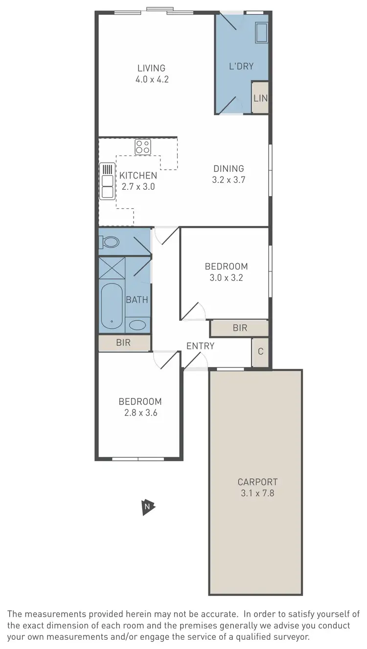 Floorplan of Homely unit listing, 2/14 Outlook Drive, Werribee VIC 3030