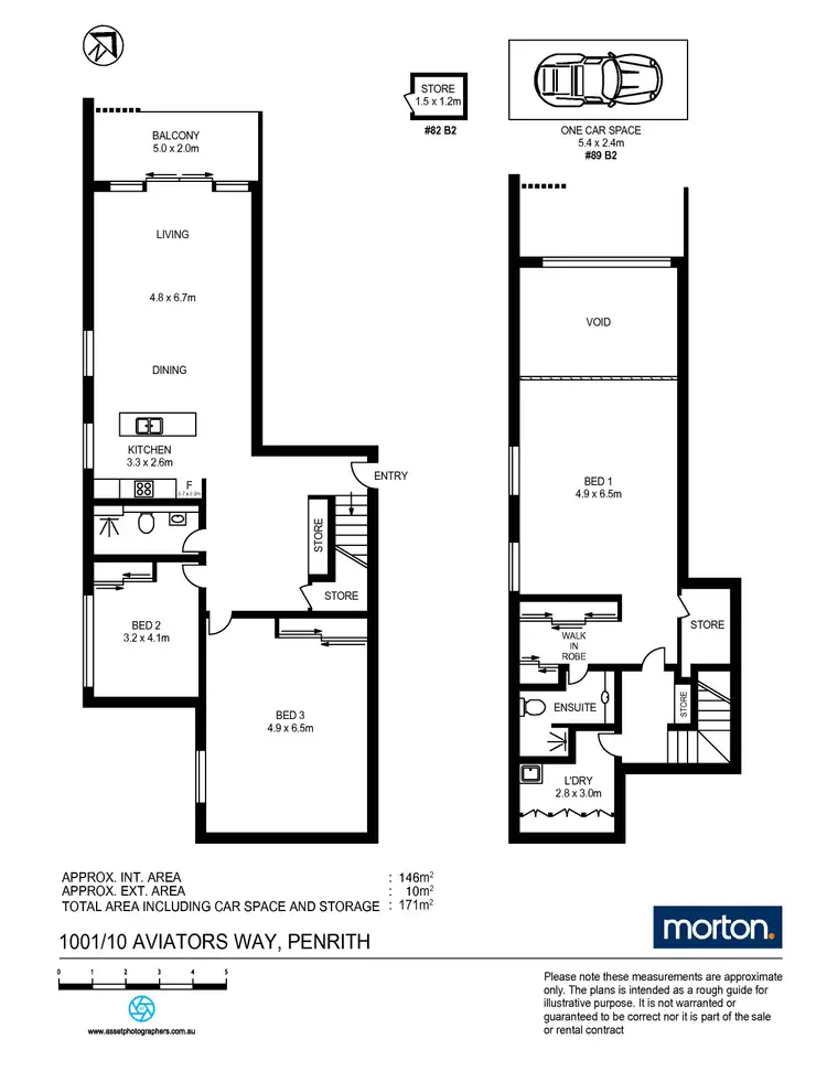 Floorplan of Homely apartment listing, 1001/10 Aviators Way, Penrith NSW 2750