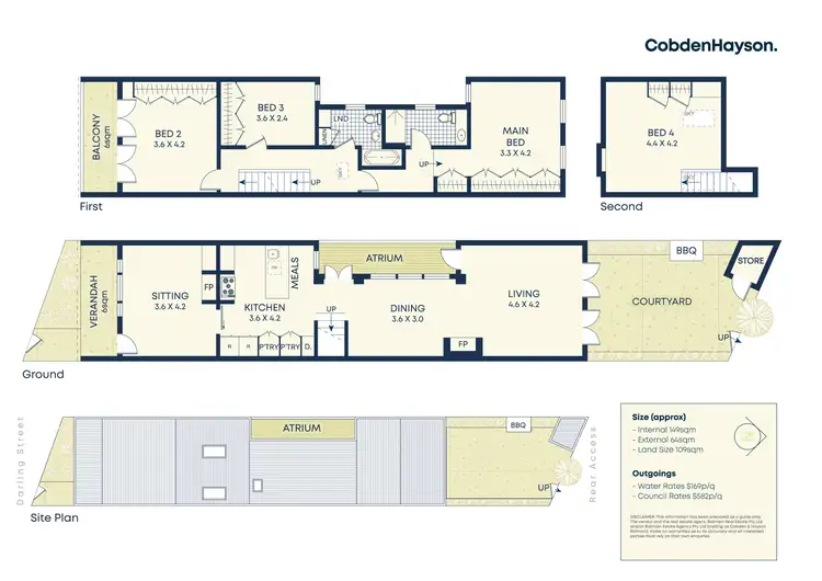 Floorplan of Homely house listing, 117 Darling Street, Balmain East NSW 2041