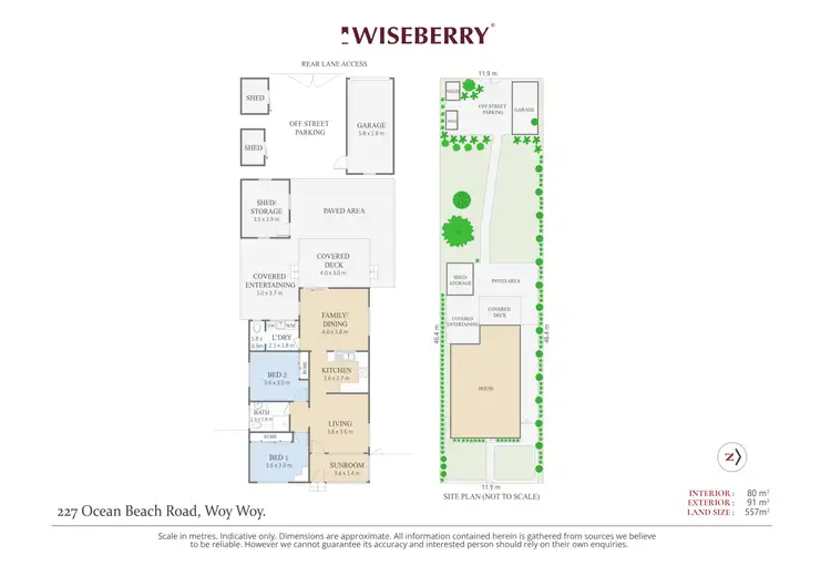 Floorplan of Homely house listing, 227 Ocean Beach Road, Woy Woy NSW 2256