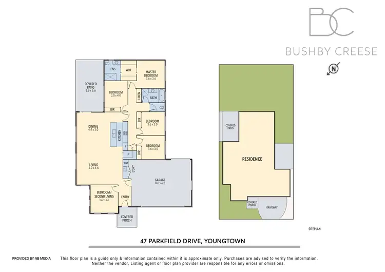 Floorplan of Homely house listing, 47 Parkfield Drive, Youngtown TAS 7249