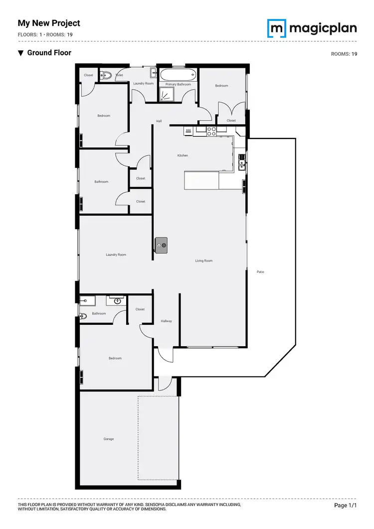 Floorplan of Homely house listing, 41B Evans Street, Collie WA 6225