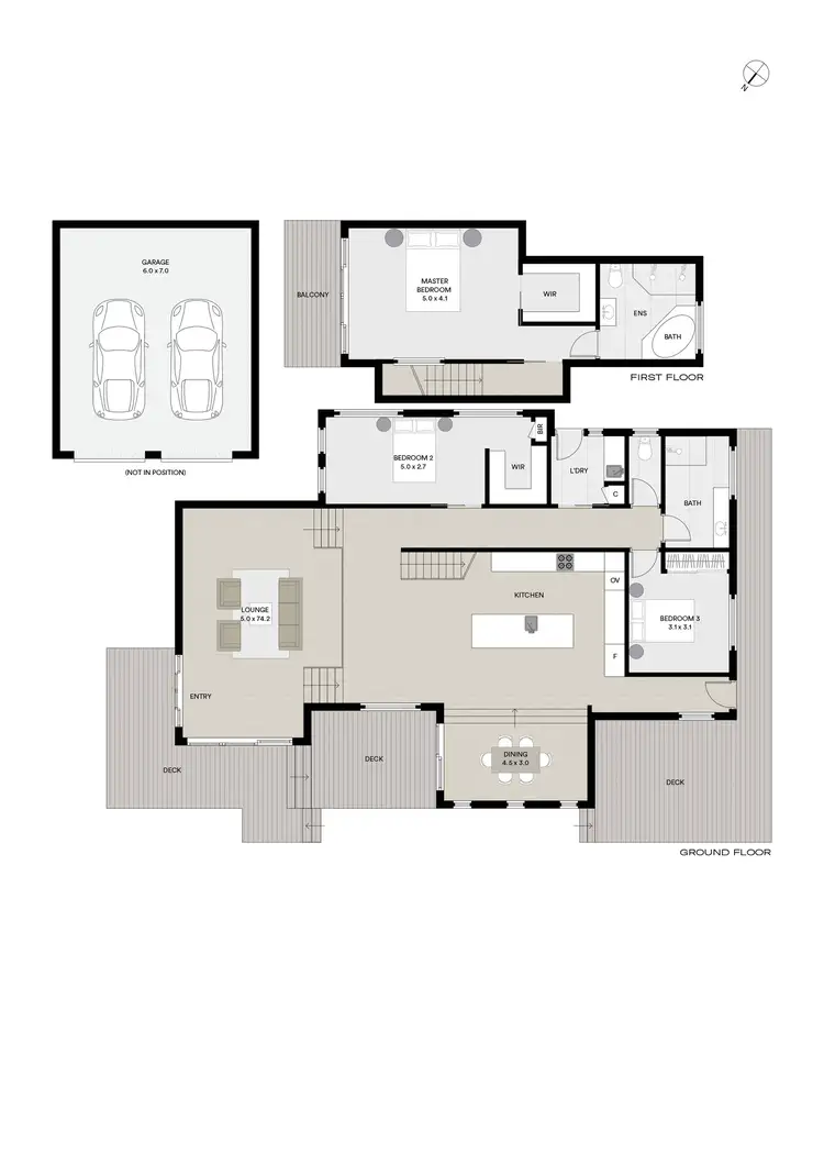 Floorplan of Homely house listing, 1 Tamar Rise, Riverside TAS 7250