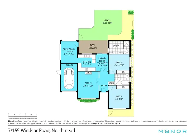 Floorplan of Homely townhouse listing, 7/159-161 Windsor Road, Northmead NSW 2152