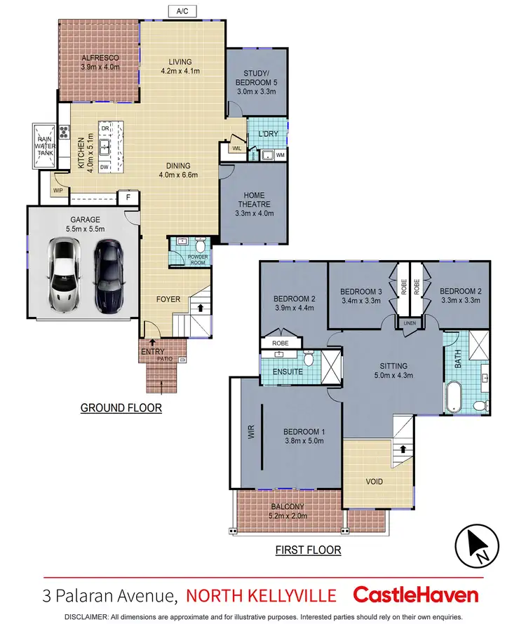 Floorplan of Homely house listing, 3 Palaran Avenue, North Kellyville NSW 2155